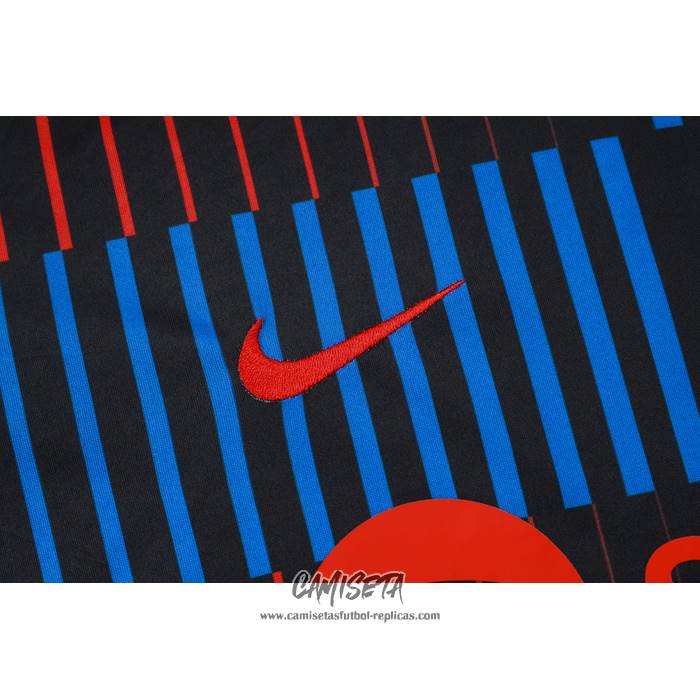 Chandal del Barcelona 2024 Manga Corta Azul - Pantalon Corto